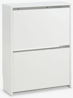 BAKHUSE Skoopbevaring|Skoskab 2 rum Hvid