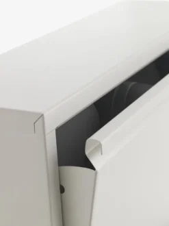 HALLENSLEV Skoopbevaring|Skoskab 3 rum Hvid