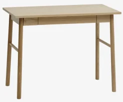LANGELINIE Skriveborde|Skrivebord 50x100 1 skuffe eg