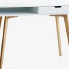 TAMHOLT Skriveborde|Skrivebord 50x100 hvid/natur