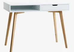 TAMHOLT Skriveborde|Skrivebord 50x100 hvid/natur