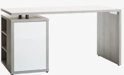 ULLITS Skriveborde|Skrivebord 69x140 beton/højglans