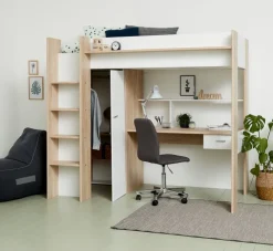 ABILDHOLT Kontorstole|Skrivebordsstol mørkegråt stof/krom