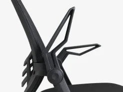 ASPERUP Kontorstole|Skrivebordsstol sort mesh/sort stof