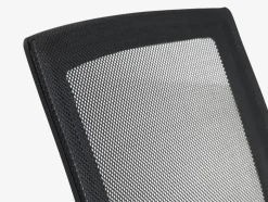 ASPERUP Kontorstole|Skrivebordsstol sort mesh/sort stof
