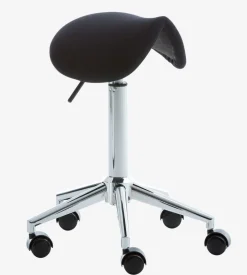 SALTOFTE Kontorstole|Skrivebordsstol sort/krom