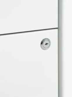 KLINTHOLM Kontortilbehør|Skuffesektion 3 skuffer Hvid