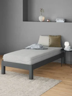 GOLD F85 Andre Størrelser|180 X 200 Cm|Skummadras 90x200cm grå WELLPUR Lysegrå