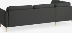 AARHUS Sofaer Med Chaiselong|Hjørnesofaer|Sofa open-end venstrevendt t stof Mørkegrå