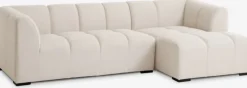 ALLESE Sofaer Med Chaiselong|Hjørnesofaer|Sofa chaiselong højrevendt beige stof