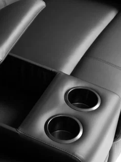 BATUM Sofaer Med Chaiselong|Hjørnesofaer|Sofa 2-pers. vippefunktion sort