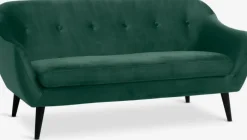 EGEDAL Sofaer Med Chaiselong|Hjørnesofaer|Sofa 2,5-pers. velour Grøn