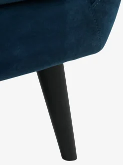 EGEDAL Sofaer Med Chaiselong|Hjørnesofaer|Sofa 2.5-pers. velour Mørkeblå