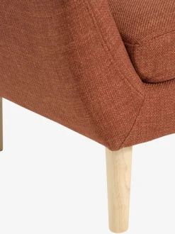 EGEDAL Sofaer Med Chaiselong|Hjørnesofaer|Sofa 2.5-pers. farvet stof/egefarve Terrakotta