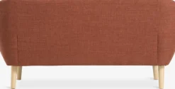EGEDAL Sofaer Med Chaiselong|Hjørnesofaer|Sofa 2.5-pers. farvet stof/egefarve Terrakotta