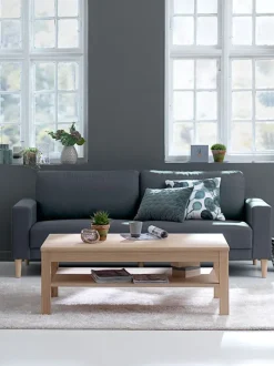 EGENSE Sofaer Med Chaiselong|Hjørnesofaer|Sofa 3-pers. t stof Mørkegrå