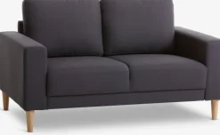 EGENSE Sofaer Med Chaiselong|Hjørnesofaer|Sofa 2-pers. t stof Mørkegrå