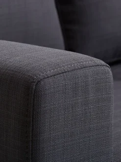 EGENSE Sofaer Med Chaiselong|Hjørnesofaer|Sofa 2-pers. t stof Mørkegrå