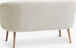 GISTRUP Sofaer Med Chaiselong|Hjørnesofaer|Sofa 2-pers. teddy Råhvid