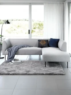 KARE Sofaer Med Chaiselong|Hjørnesofaer|Sofa chaiselong højrevendt Lysegrå