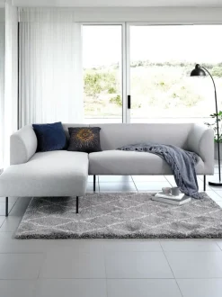 KARE Sofaer Med Chaiselong|Hjørnesofaer|Sofa chaiselong venstrevendt Lysegrå