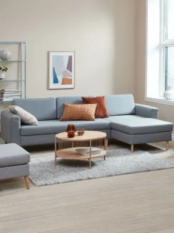 SVALBARD Sofaer Med Chaiselong|Hjørnesofaer|Sofa chaiselong Lysegrå