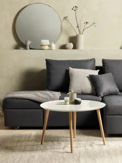 GALTEN Hjørneborde|Sofaborde|Sofabord Ø75 hvid