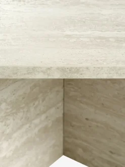 GELSTED Hjørneborde|Sofaborde|Sofabord 60x60 marmorfarve