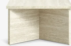 GELSTED Hjørneborde|Sofaborde|Sofabord 60x60 marmorfarve