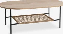 HINNERUP Hjørneborde|Sofaborde|Sofabord 75x120 lys eg Lyseg