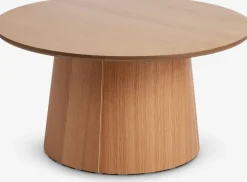 KLIPLEV Hjørneborde|Sofaborde|Sofabord Ø80 eg