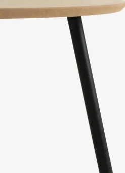 NYBO Hjørneborde|Sofaborde|Sofabord Ø70 egefarve/sort