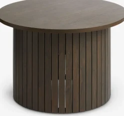 SPODSBJERG Hjørneborde|Sofaborde|Sofabord Ø67 mørk egefarve Mørkeg