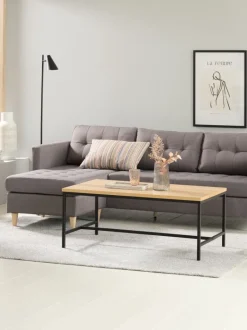 TEBSTRUP Hjørneborde|Sofaborde|Sofabord 60x110 eg/sort