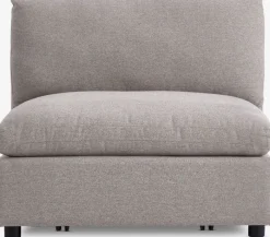 LUNDBY Sofaer Med Chaiselong|Hjørnesofaer|Sofamodul midter sandfarvet stof