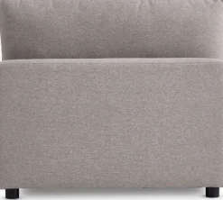 LUNDBY Sofaer Med Chaiselong|Hjørnesofaer|Sofamodul midter sandfarvet stof