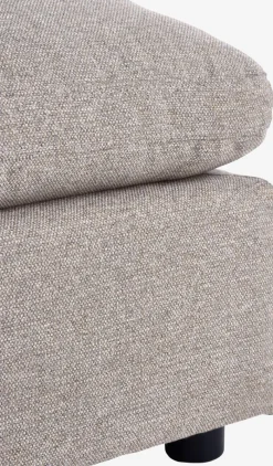 LUNDBY Sofaer Med Chaiselong|Hjørnesofaer|Sofamodul midter sandfarvet stof