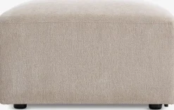 SKEJBY Sofaer Med Chaiselong|Hjørnesofaer|Sofamodul chaiselong/puf sandfarvet stof