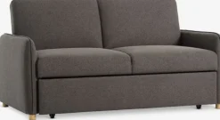 LYSTRUP Sovesofaer|Sovesofaer|Sovesofa 2-pers. mørkegråt stof