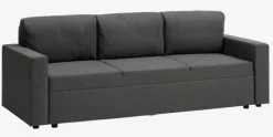 MARSLEV Sovesofaer|Sovesofaer|Sovesofa 3-pers. mørkegråt stof