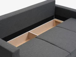 MARSLEV Sovesofaer|Sovesofaer|Sovesofa 3-pers. mørkegråt stof