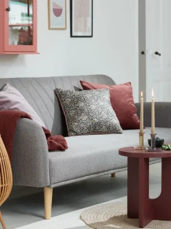 PARADIS Sovesofaer|Sovesofaer|Sovesofa t stof/egefarve Lysegrå