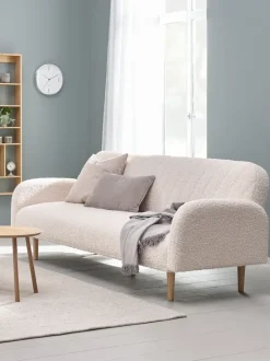 PARADIS Sovesofaer|Sovesofaer|Sovesofa teddy/egefarve Råhvid