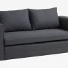 SKILLEBEKK Sovesofaer|Sovesofaer|Sovesofa mørkegråt stof