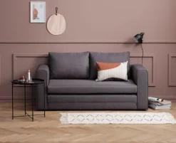 SKILLEBEKK Sovesofaer|Sovesofaer|Sovesofa mørkegråt stof