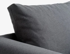 SKILLEBEKK Sovesofaer|Sovesofaer|Sovestol mørkegråt stof