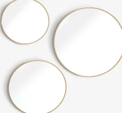 SANDAGER Spejle|Spejle|Spejl 3 stk/pk egefarve