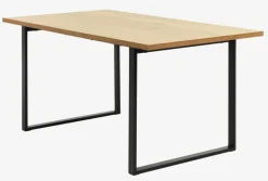 AABENRAA Spiseborde|Spisebord 90x160 egefarve/sort