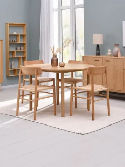 ALSTED Spiseborde|Spisebord Ø120 egefarve