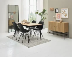 JEGIND Spiseborde|Spisebord 80x130 eg/sort